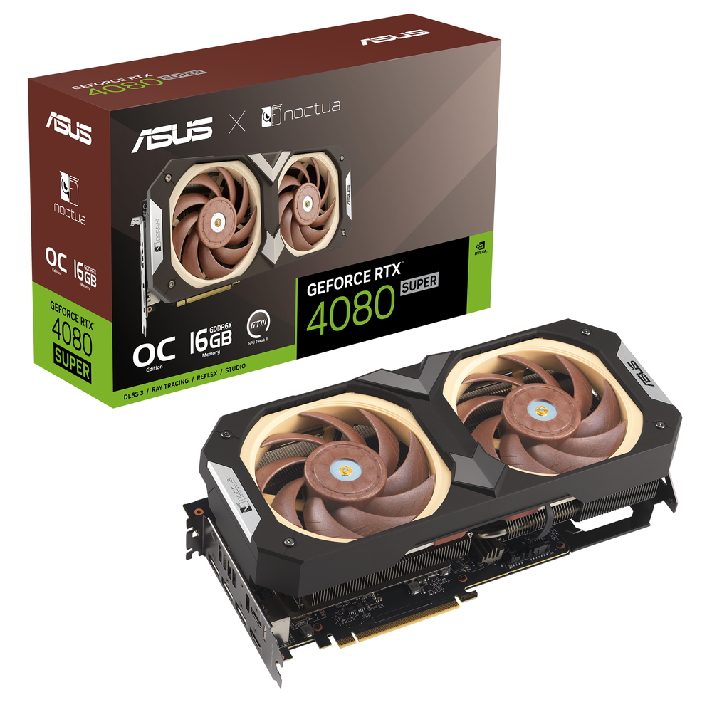 NVIDIA Geforce RTX 4080 SUPER搭載グラフィックカード・Noctuaコラボモデル「RTX4080S-O16G-NOCTUA」が発売｜株式会社アユート  PCパーツ・VR・オーディオ等周辺機器 総合代理店